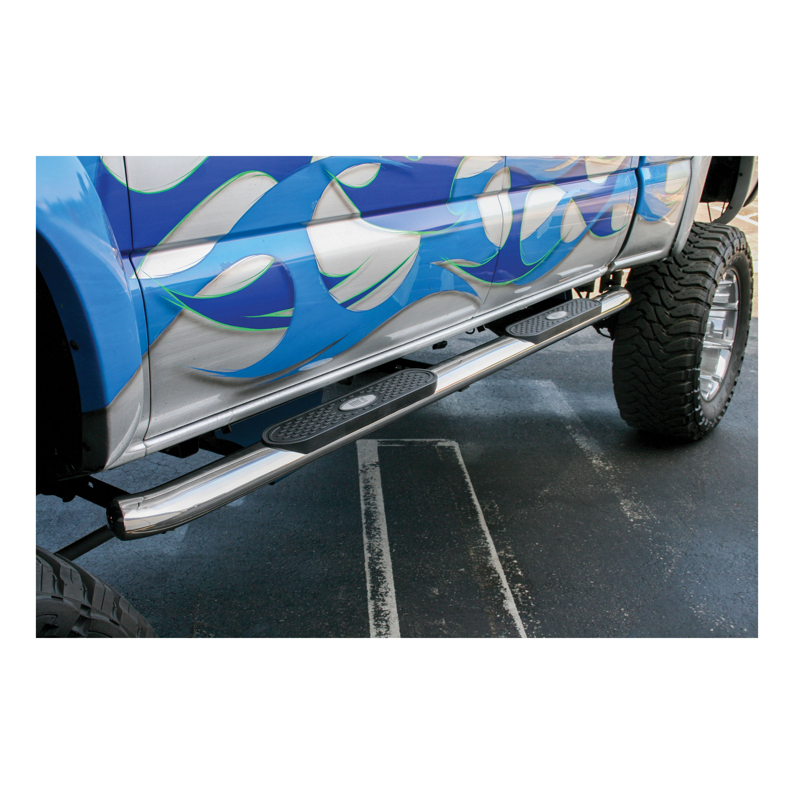 2007-2018 Chevy Silverado 1500 Aries Stainless 4" Oval Side Bars CREW CAB
