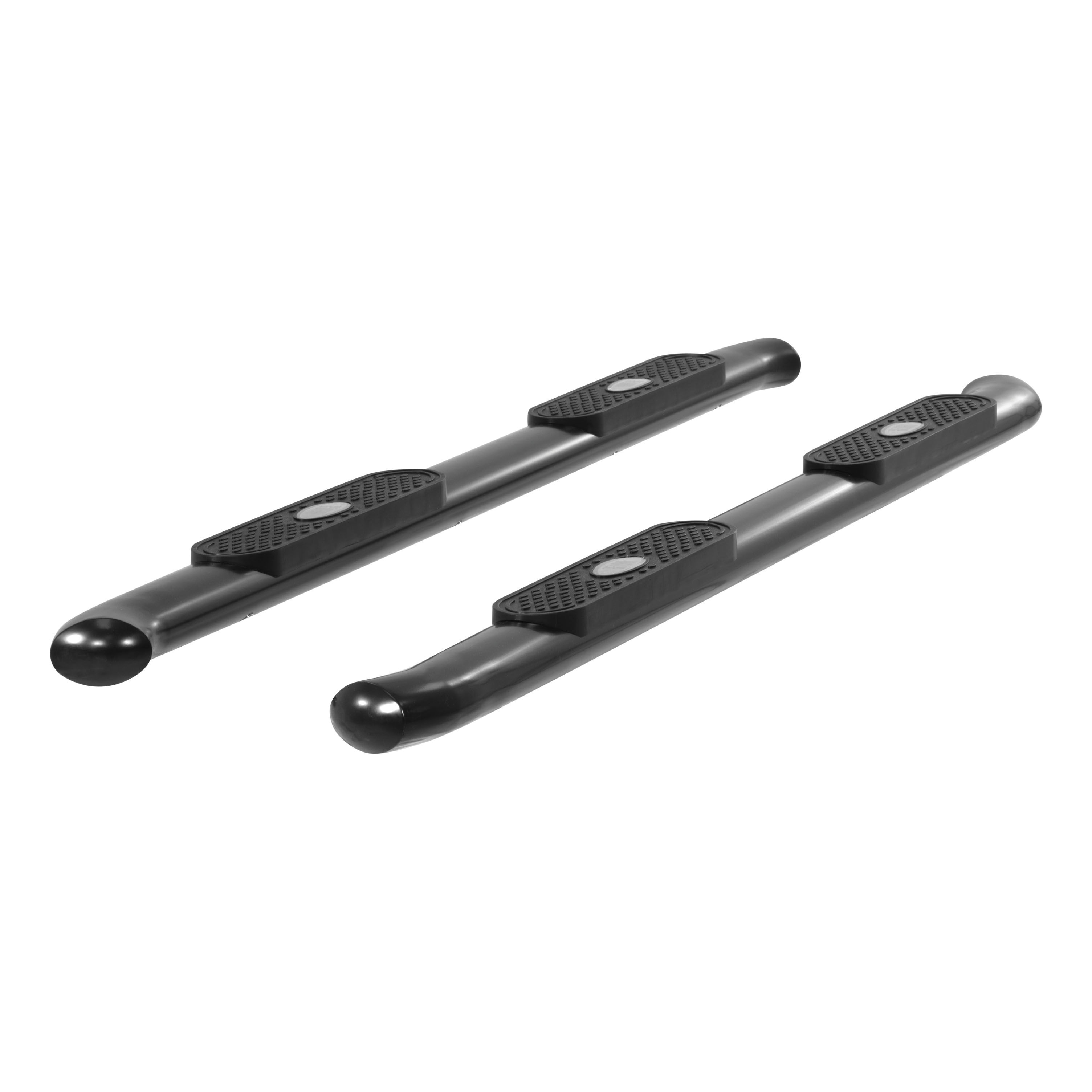 2007-2018 Chevy Silverado 1500 Aries Black 4" Oval Side Bars CREW CAB - S224045
