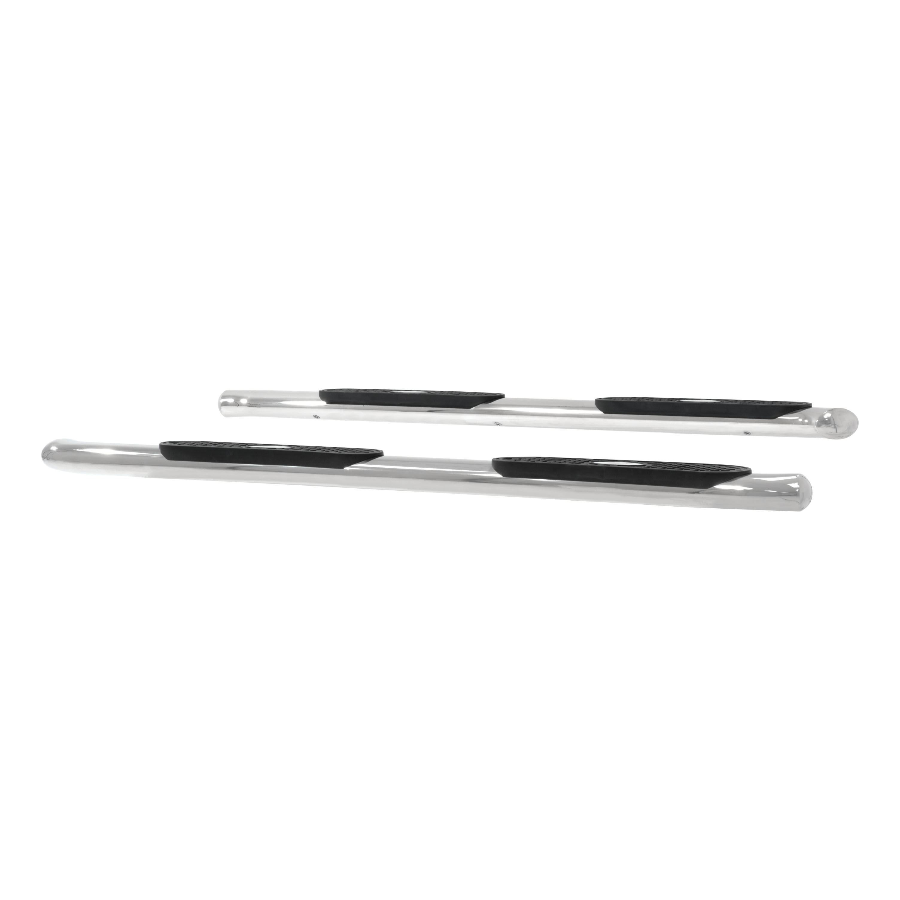 2007-2017 Chevy Silverado 3500 Aries Stainless 4" Oval Side Bars HD EXTENDED CAB (ROCKER PANEL MOUNT)