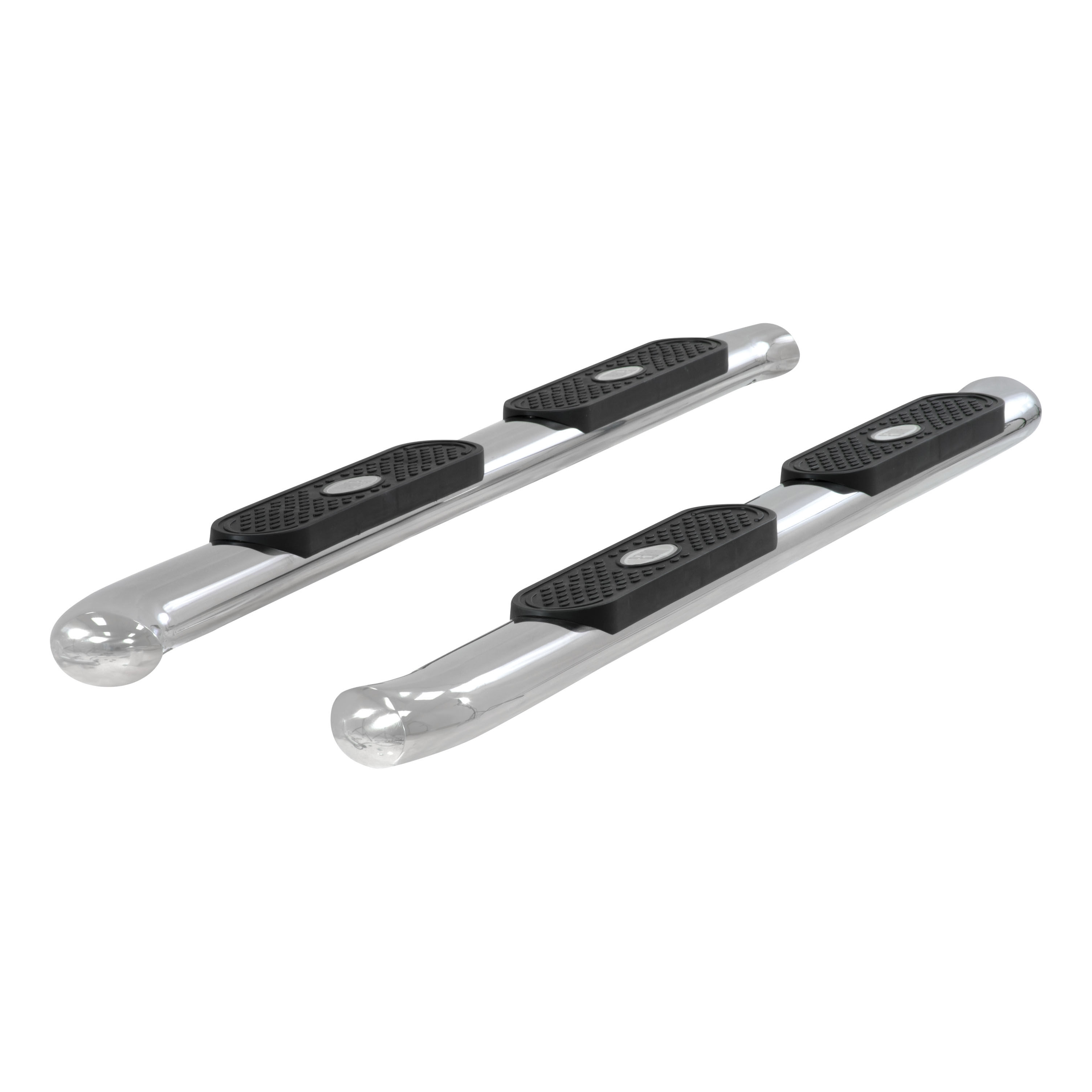 2003-2009 Dodge Ram 3500 Aries Black 4" Oval Side Bars QUAD CAB
