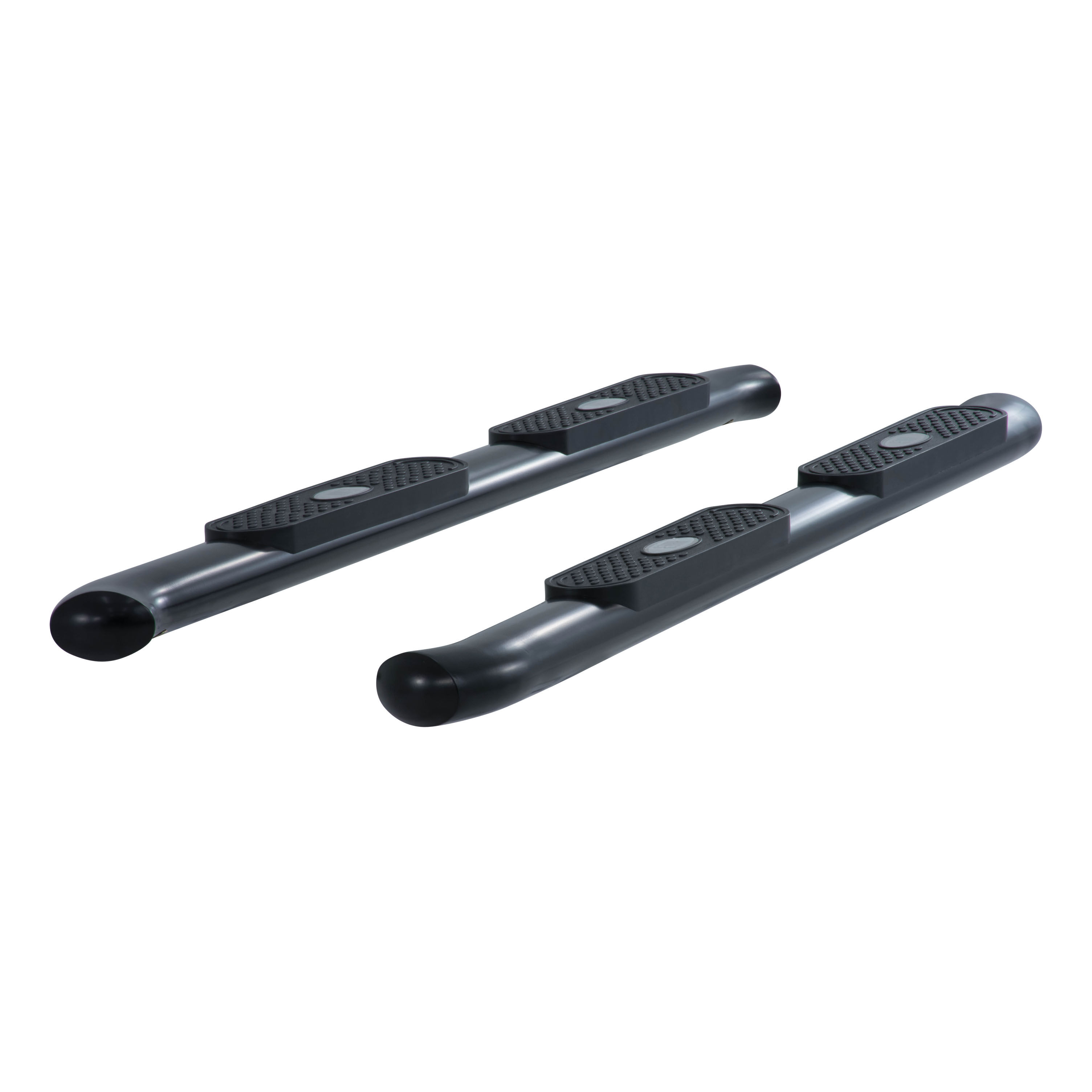 2003-2009 Dodge Ram 3500 Aries Black 4" Oval Side Bars QUAD CAB - S225008