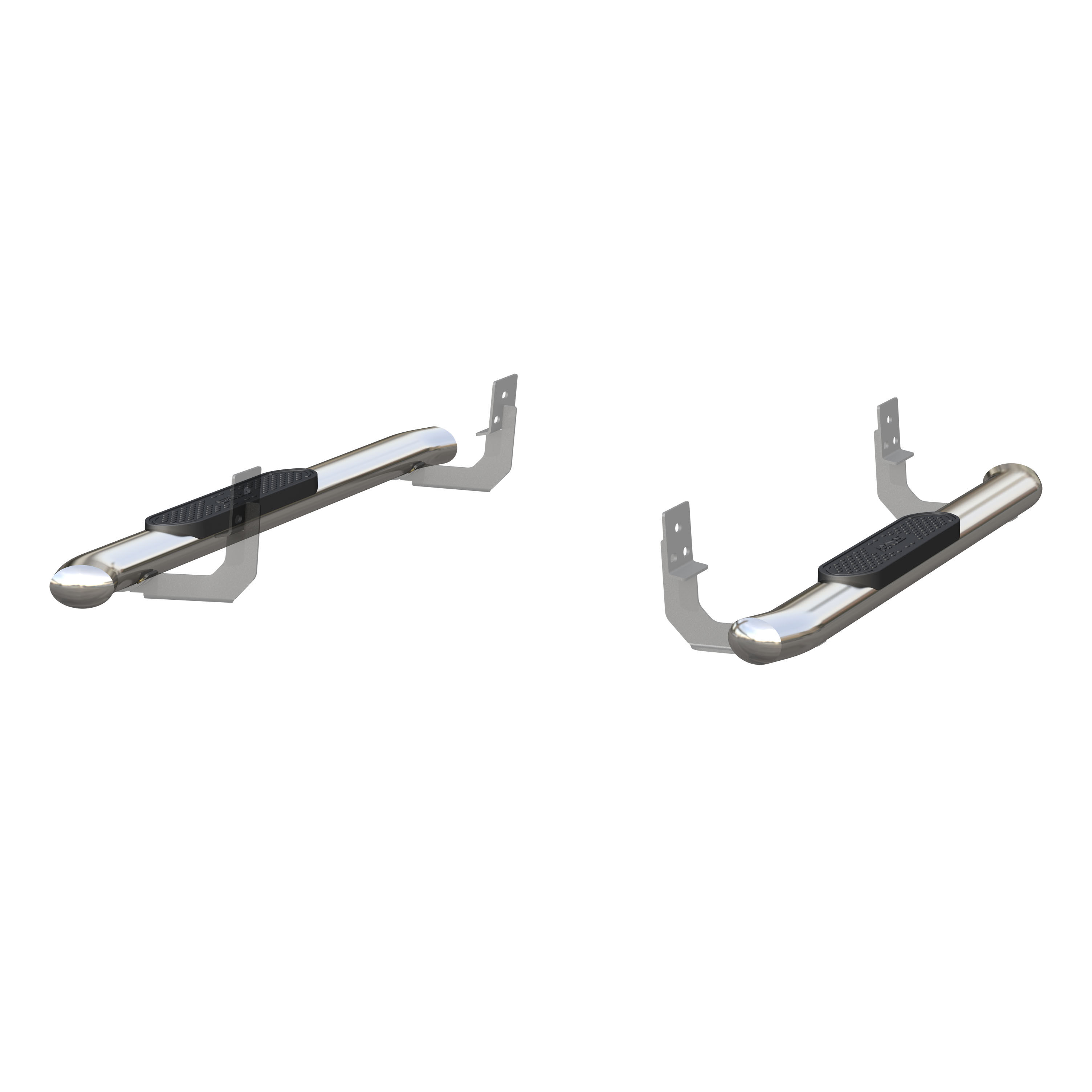2009-2017 Dodge Ram 3500 Aries Stainless 4" Oval Side Bars Standard Cab