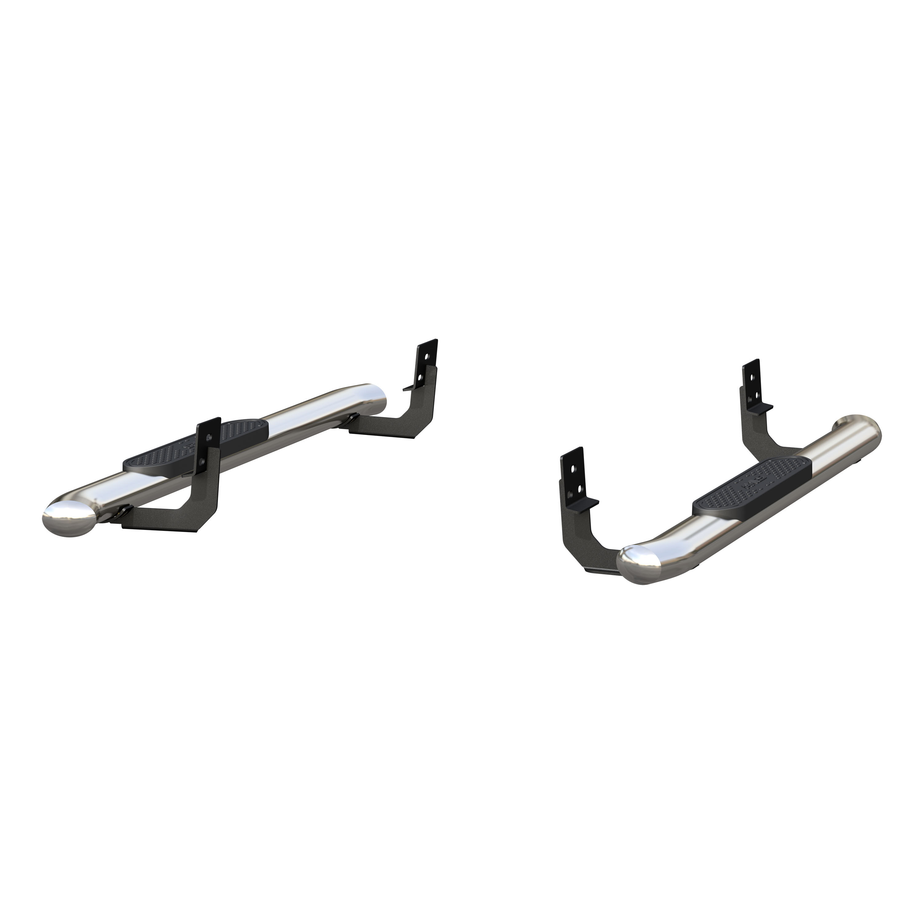 2009-2017 Dodge Ram 3500 Aries Stainless 4" Oval Side Bars Standard Cab