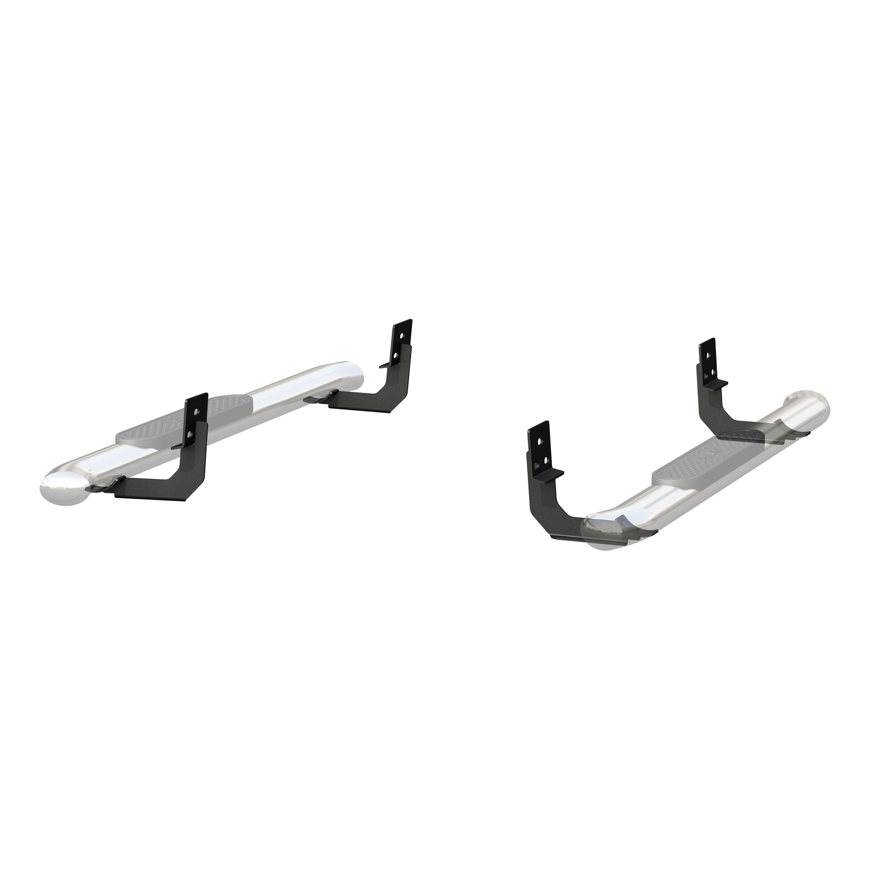 2009-2017 Dodge Ram 3500 Aries Stainless 4" Oval Side Bars Standard Cab