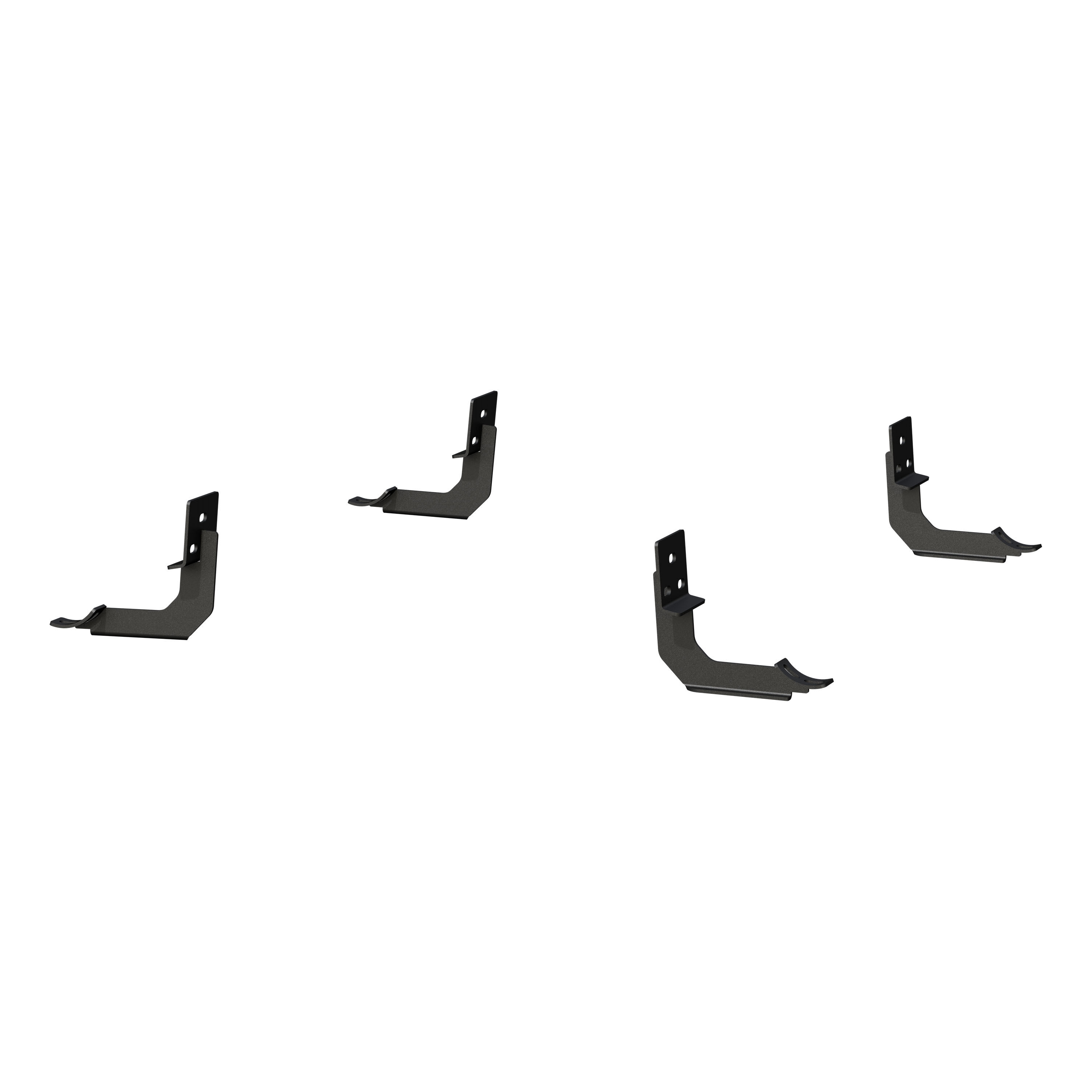 2009-2017 Dodge Ram 3500 Aries Black 4" Oval Side Bars Standard Cab