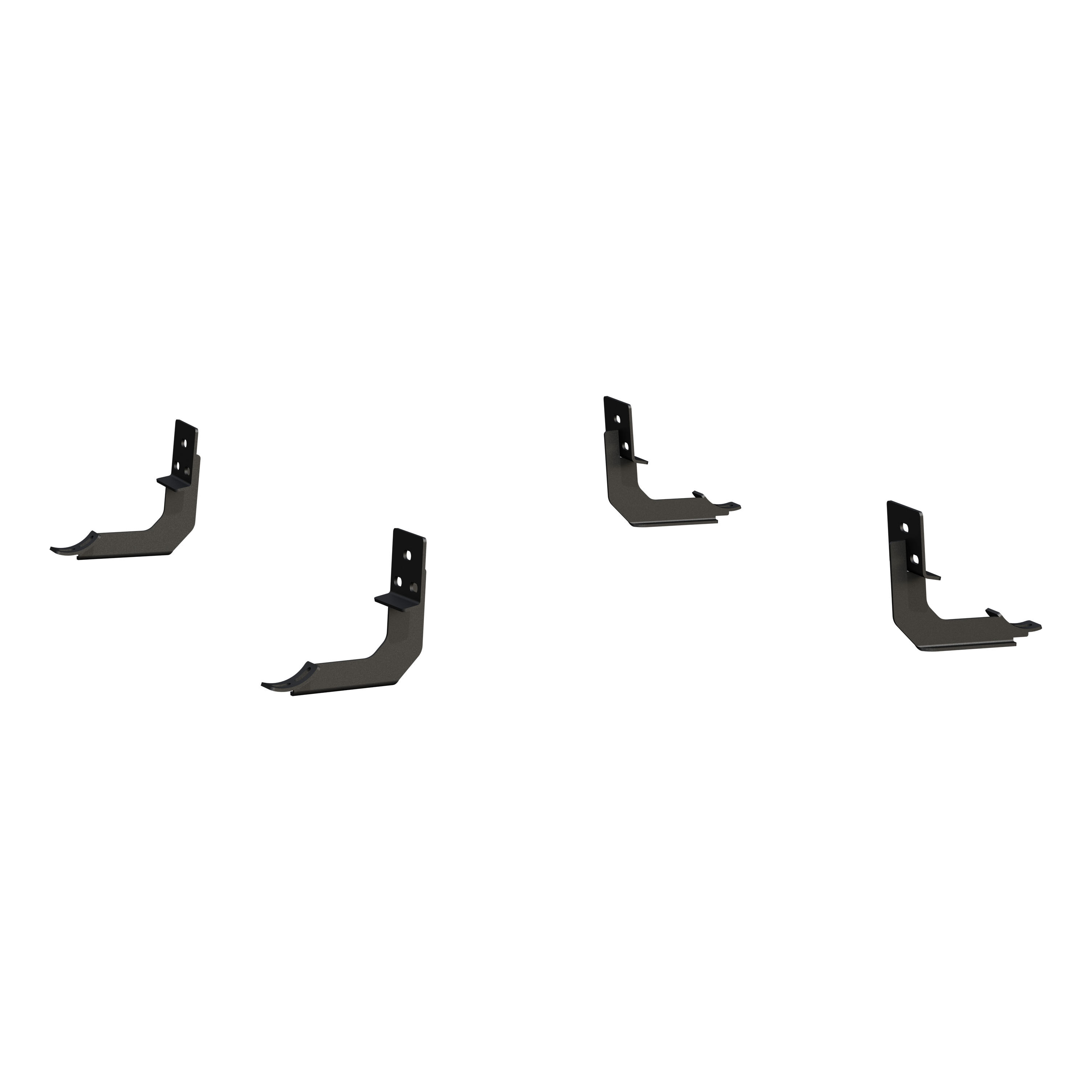 2009-2017 Dodge Ram 3500 Aries Black 4" Oval Side Bars Standard Cab