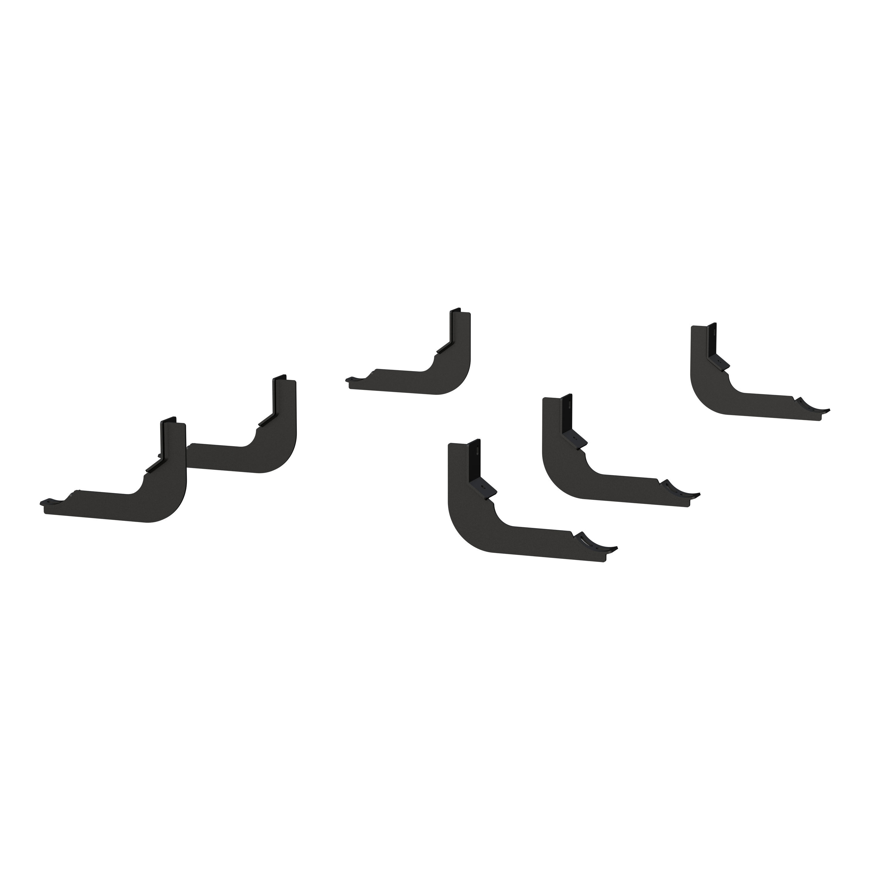 2004-2015 Nissan Titan Aries Black 4" Oval Side Bars CREW CAB