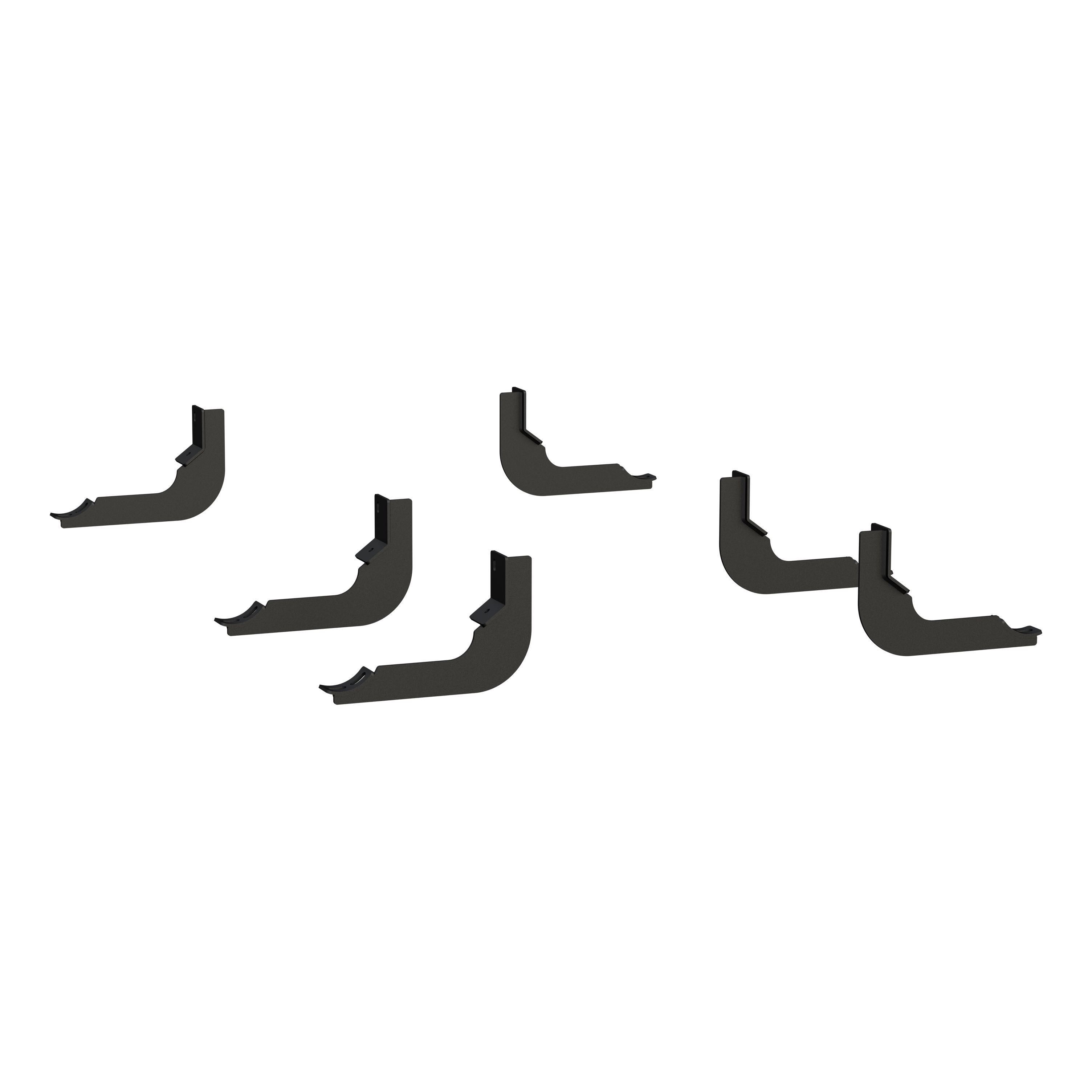2004-2015 Nissan Titan Aries Black 4" Oval Side Bars CREW CAB