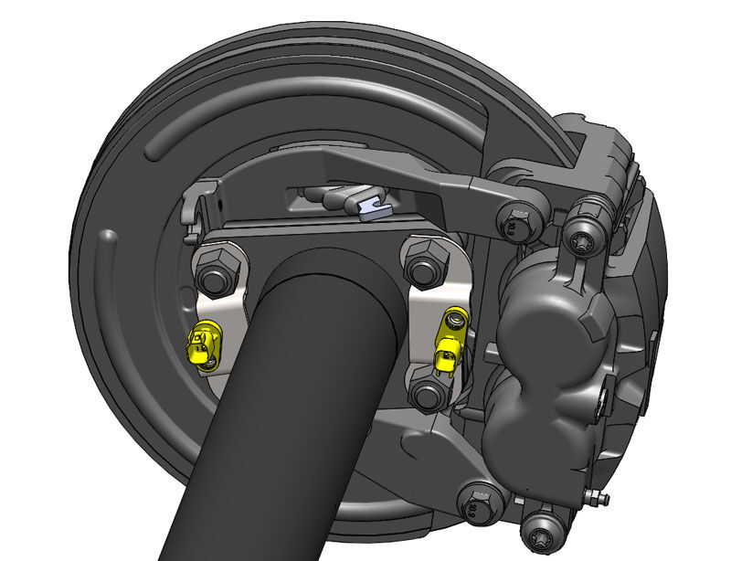 ABS Mounting Plates Sterling 05 Up Superduty by Artec Industries