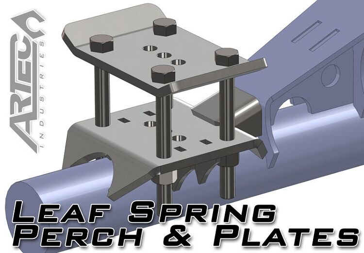 Leaf Spring Perch And Plates Pair by Artec Industries