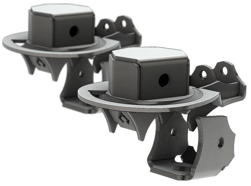 Ultimate Coil Bracket 10 Degree LCA Brackets 3 Inch Tube Diameter by Artec Industries - BR1111