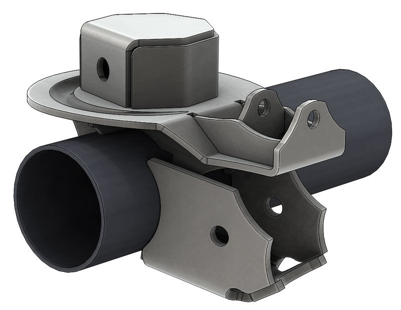 Ultimate Coil Bracket 10 Degree LCA Brackets 3.5 Inch Tube Diameter by Artec Industries