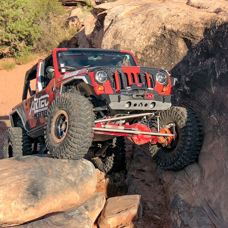 Aluminum Ultimate Dana 60 High Steer Arms 5-hole Pair by Artec Industries
