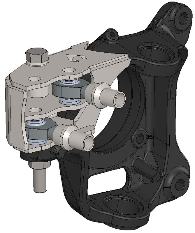 Crossover Weld-On High Steer Arms Superduty Knuckle 05 Plus by Artec Industries