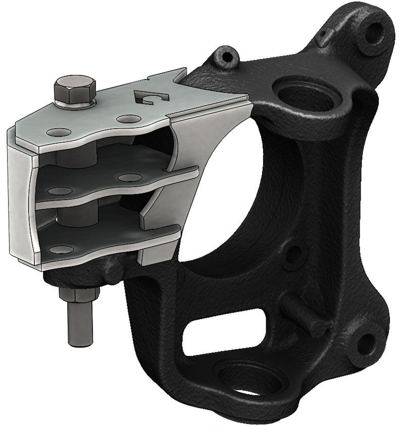 Crossover Weld-On High Steer Arms Superduty Knuckle 05 Plus by Artec Industries - HS6150