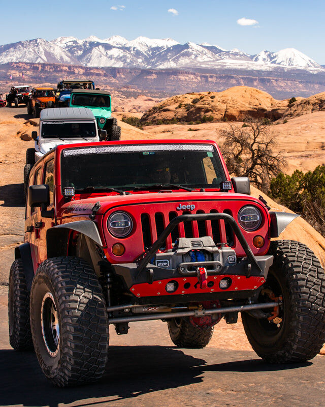 Bare Steel Nighthawk Mid-tube Stinger Front Bumper with Aluminum Skid for JK, JL, and JT - Bare Steel by Artec Industries