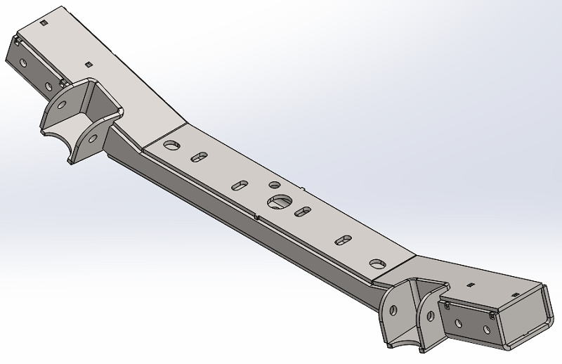 JK HD CrossmemberW/Link Mounts 12-17 Wrangler JK by Artec Industries