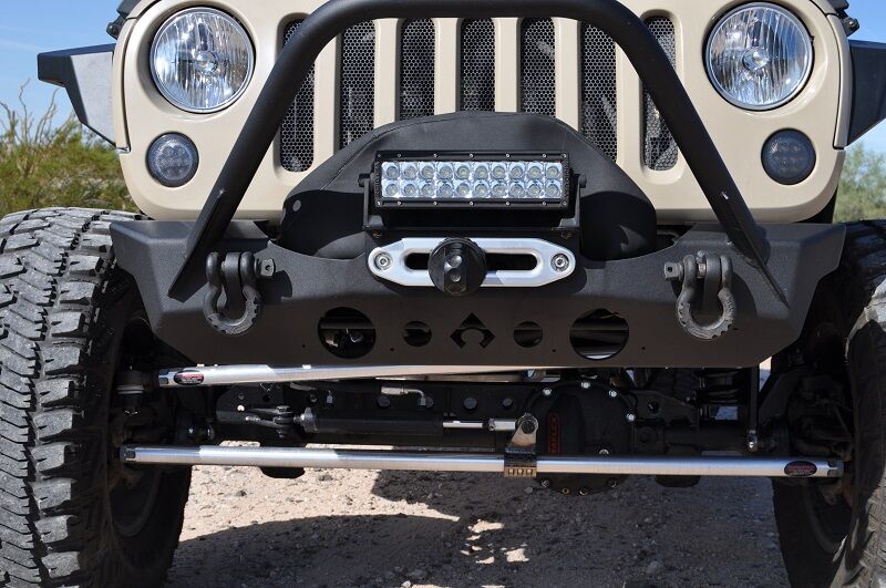 NightHawk Jeep JK Front Bumper W/Mid Tube Stinger by Artec Industries