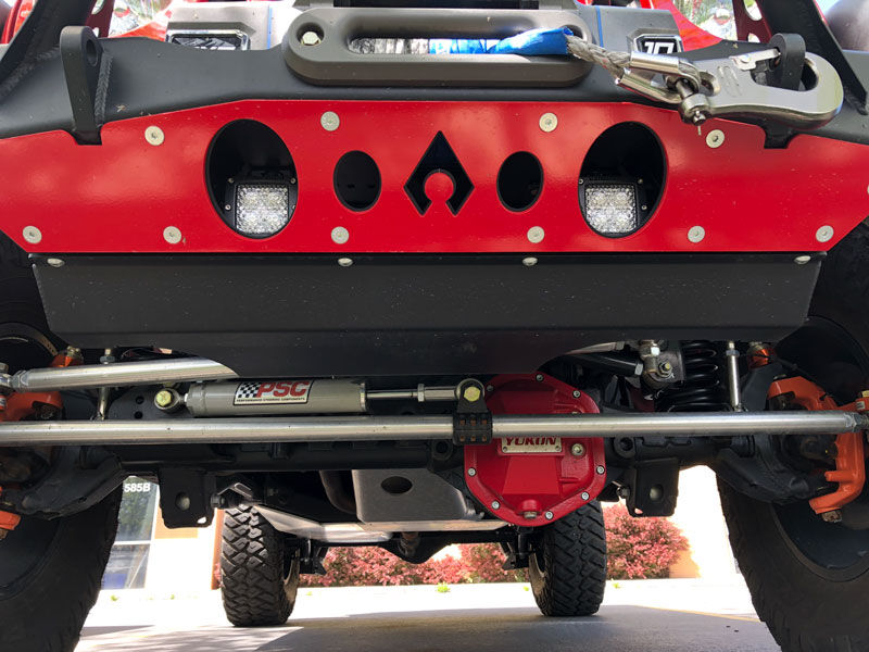 JK Nighthawk Front Bumper Swaybar Disconnect Skid by Artec Industries