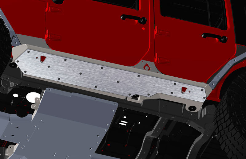 JK Nighthawk Front Bumper Swaybar Disconnect Skid by Artec Industries
