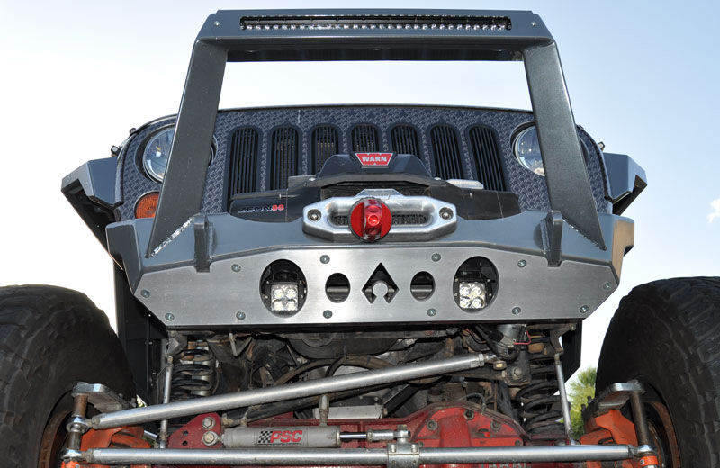 Jeep JK Front Bumper Rock Guard 07-18 Wrangler JK Aluminum by Artec Industries