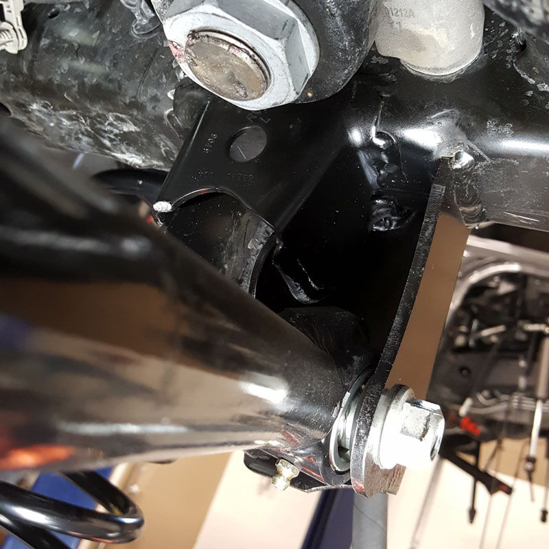 Jeep JL/JT Front Frame Trackbar Bracket for 1 Ton Swap by Artec Industries