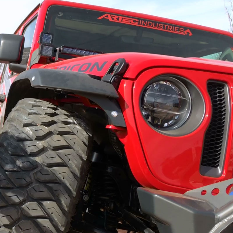 Jeep JL Front Fender Chop Kit 18-Pres Wranger JL Rubicon by Artec Industries