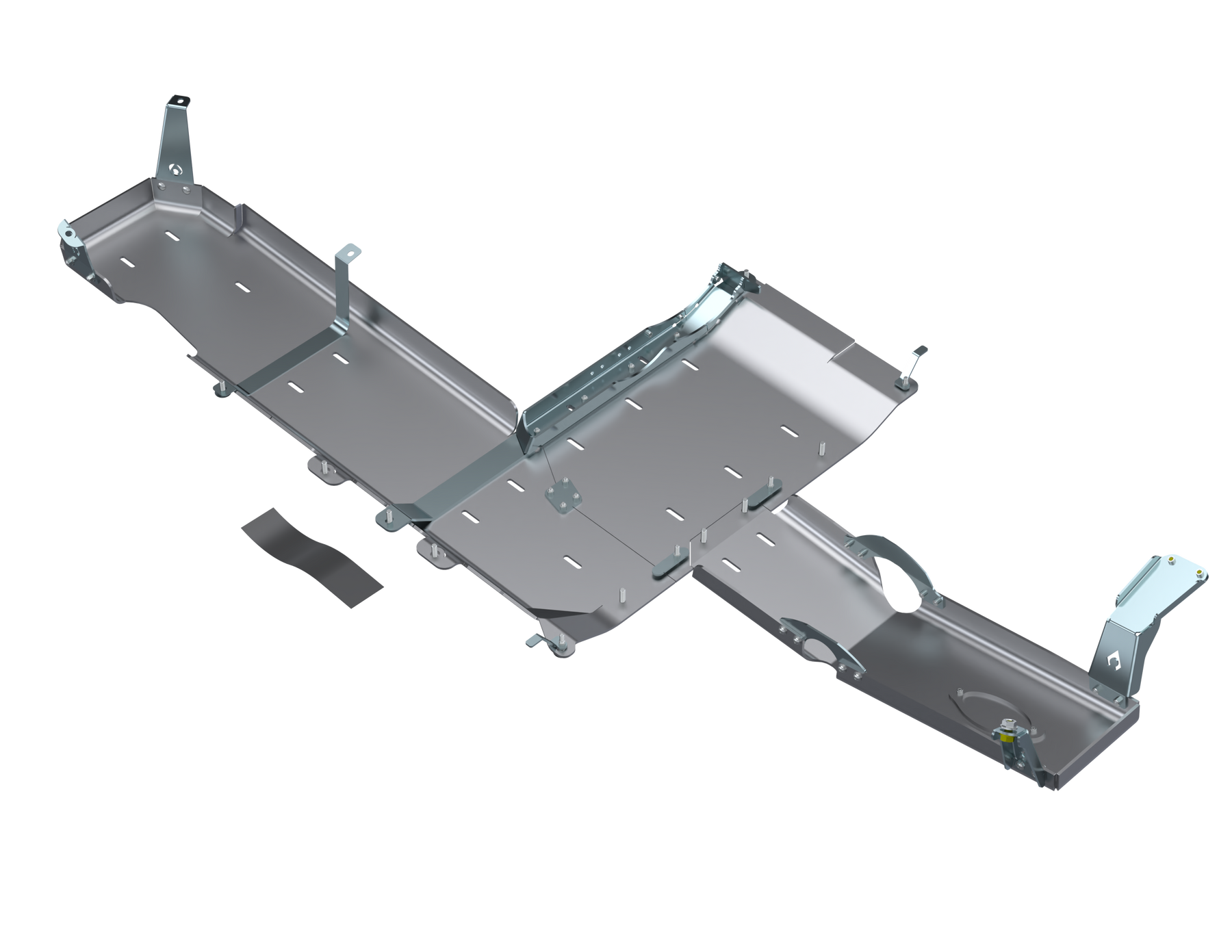 JLU Full Bellypan - 4 Door 392 Hemi Aluminum by Artec Industries - JL4112