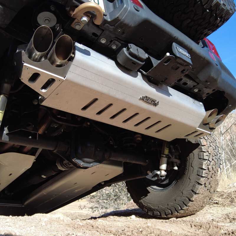 JLU 392 Muffler and Tip Skid by Artec Industries