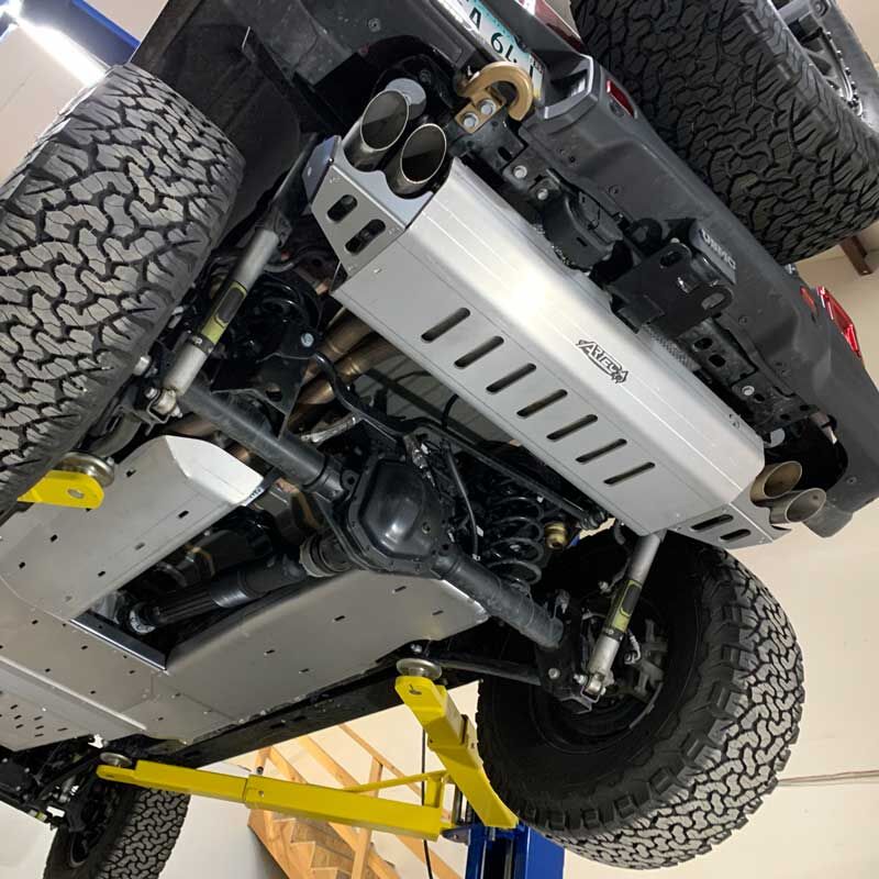 JLU 392 Muffler and Tip Skid by Artec Industries