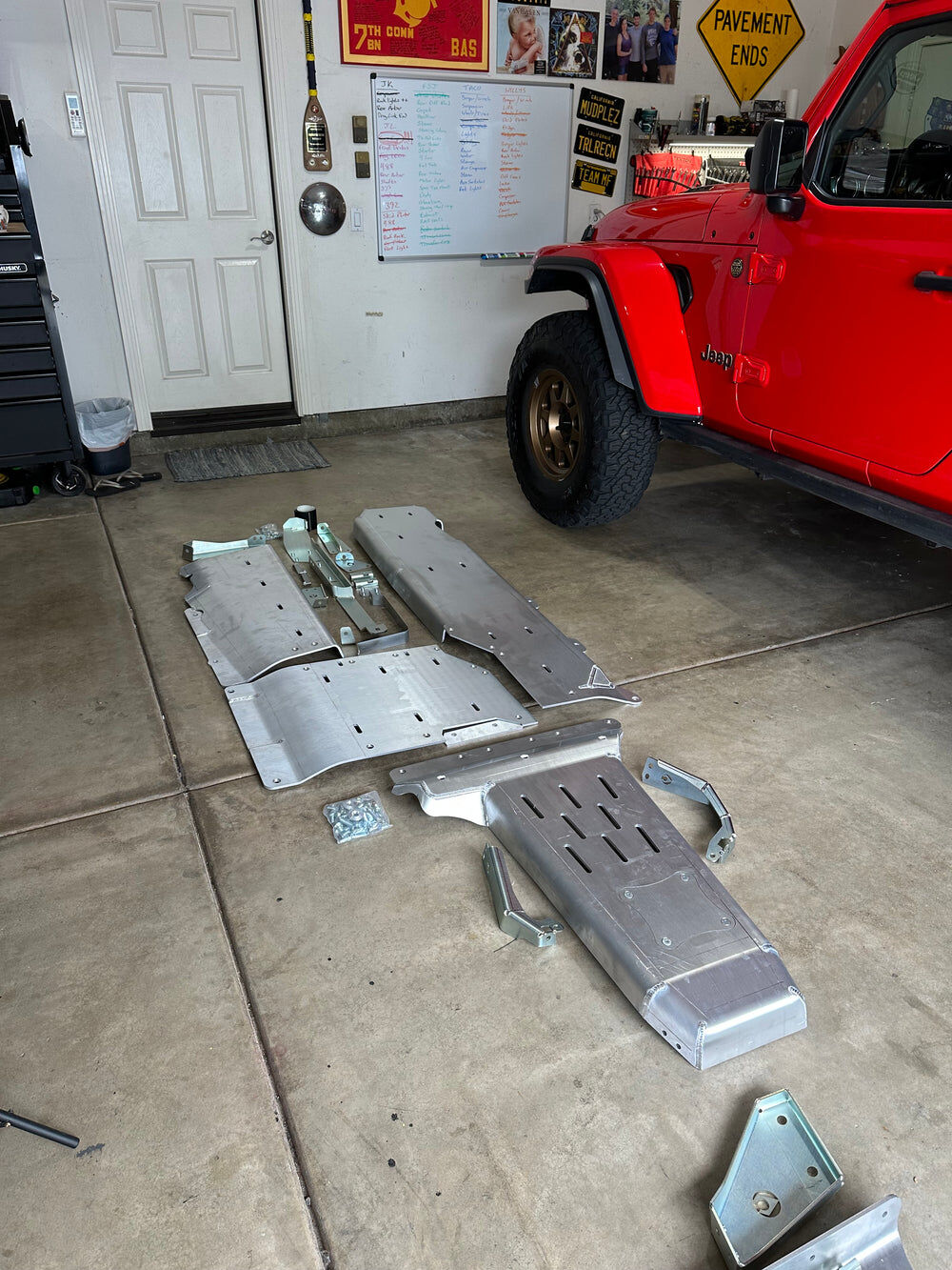 JLU Magnaflow Exhaust Skid - 4 Door 392 Hemi Aluminum by Artec Industries