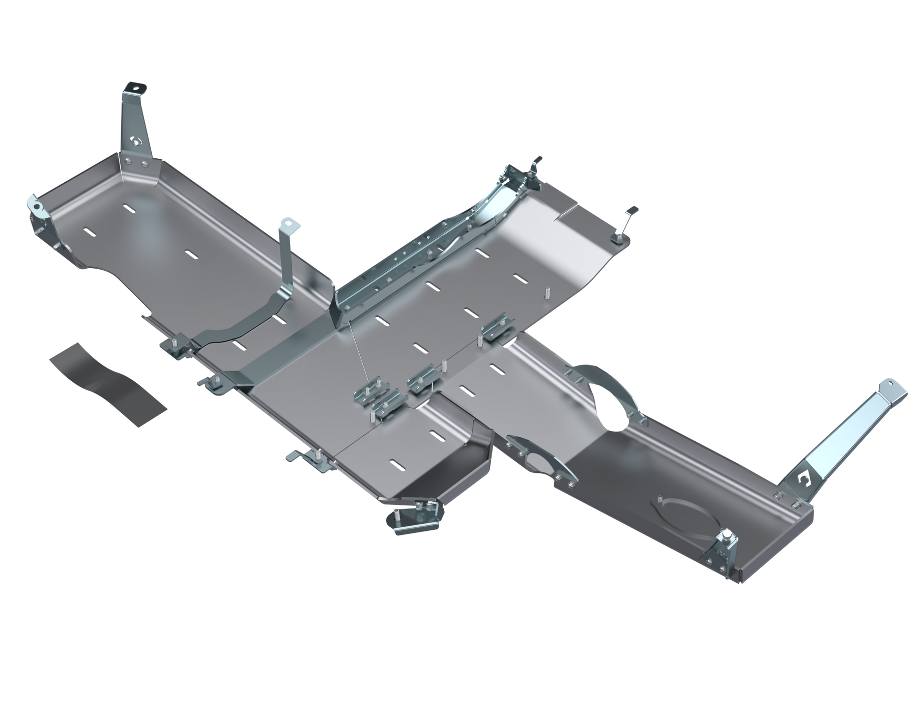 JL Full Bellypan With Oil Door - 2 Door 3.6L Aluminum 21-Present by Artec Industries - JL4167