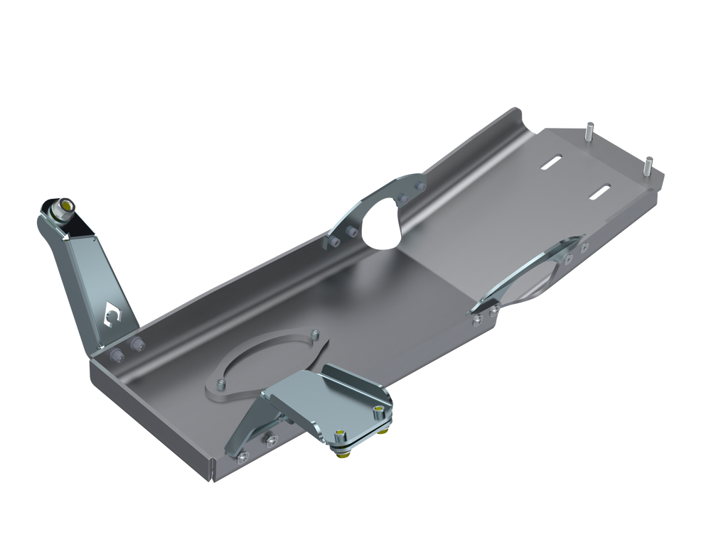 JLU Oil Skid Only With Oil Door 2 and 4 Door 3.6L Aluminum 18-Up by Artec Industries