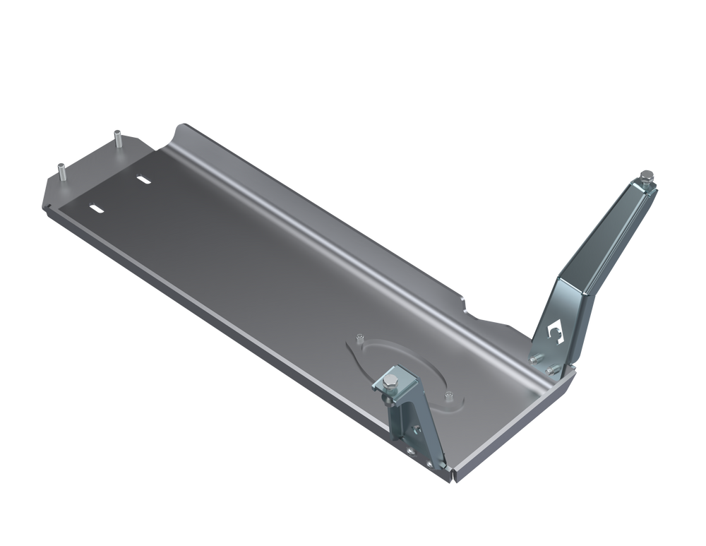 JL Oil Skid Only With Oil Door- 2 and 4 Door 2.0L Aluminum 18-Present by Artec Industries