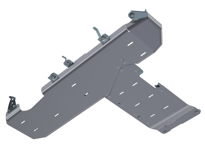 JL T-Case/Fuel Skid Only - 2 Door 3.6L, 2.0L Aluminum 18-Present by Artec Industries
