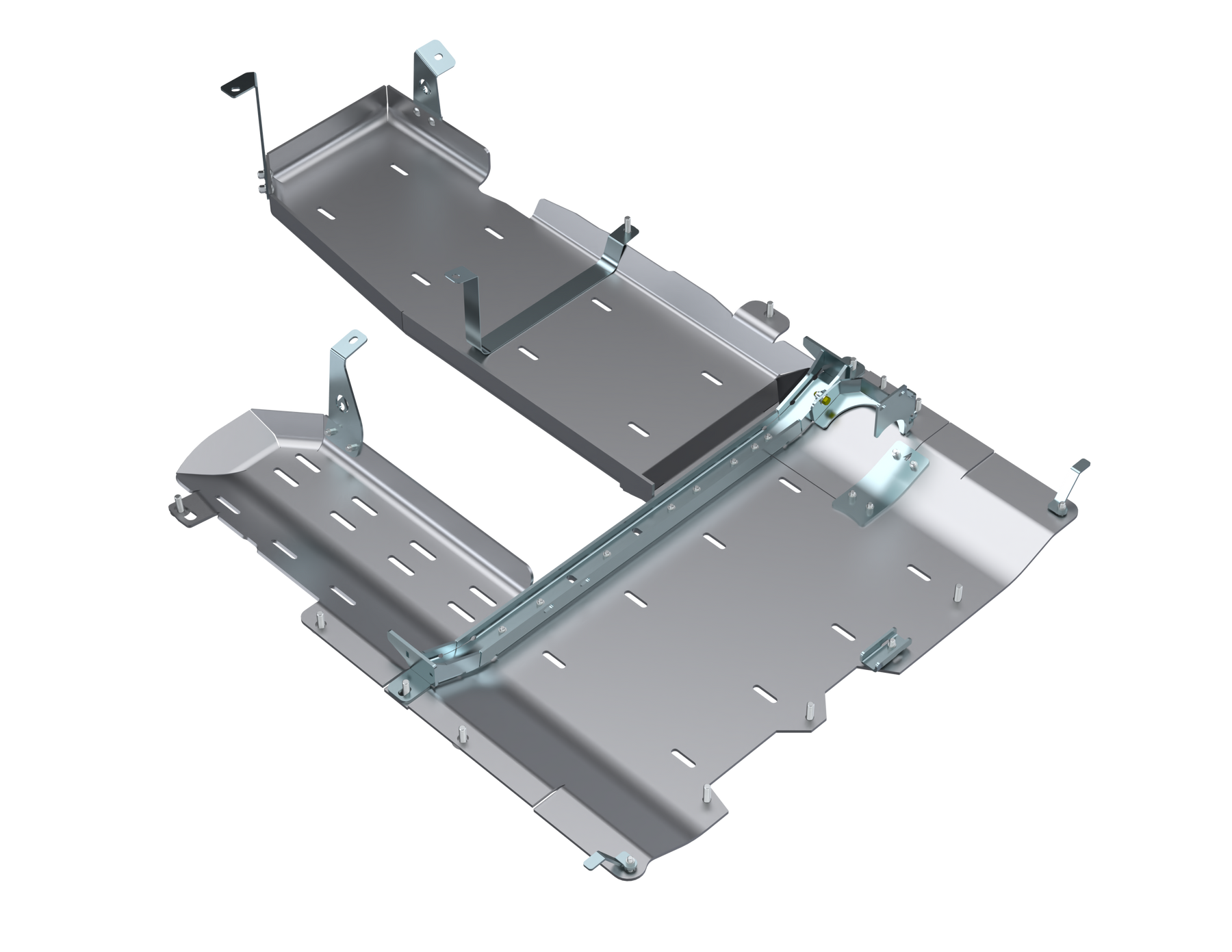 JLU T-Case/Fuel Skid/ DPF Only - 4 Door 3.0L Diesel Aluminum by Artec Industries - JL4199