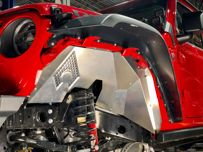 JL / JT Front Inner Fenders - All Engines - Vented by Artec Industries