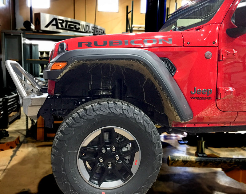 NightHawk Jeep JL Front Bumper W/Mid Tube Stinger Bare by Artec Industries