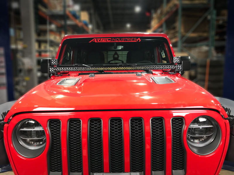 JL 50 Inch Led Light Bar Mount Hood by Artec Industries
