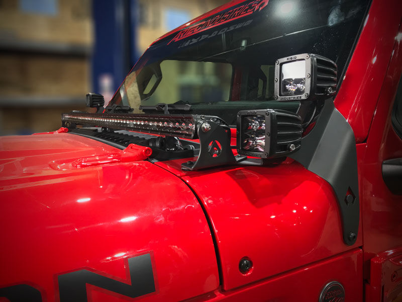 JL 50 Inch Led Light Bar Mount Hood by Artec Industries