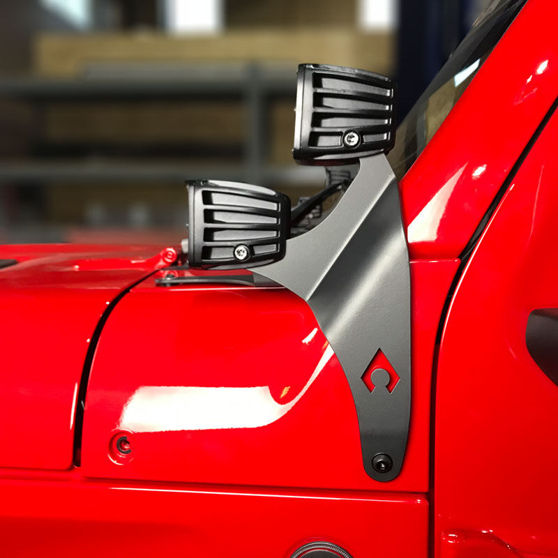 JL A-Pillar Dual Led Cube Light Mount by Artec Industries