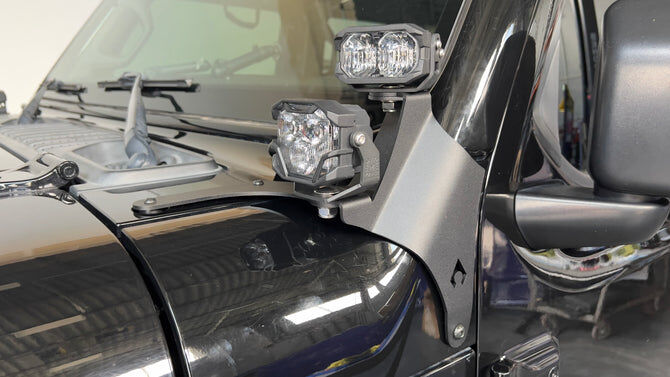 JL-JT A-Pillar Dual Surface Light Mount by Artec Industries
