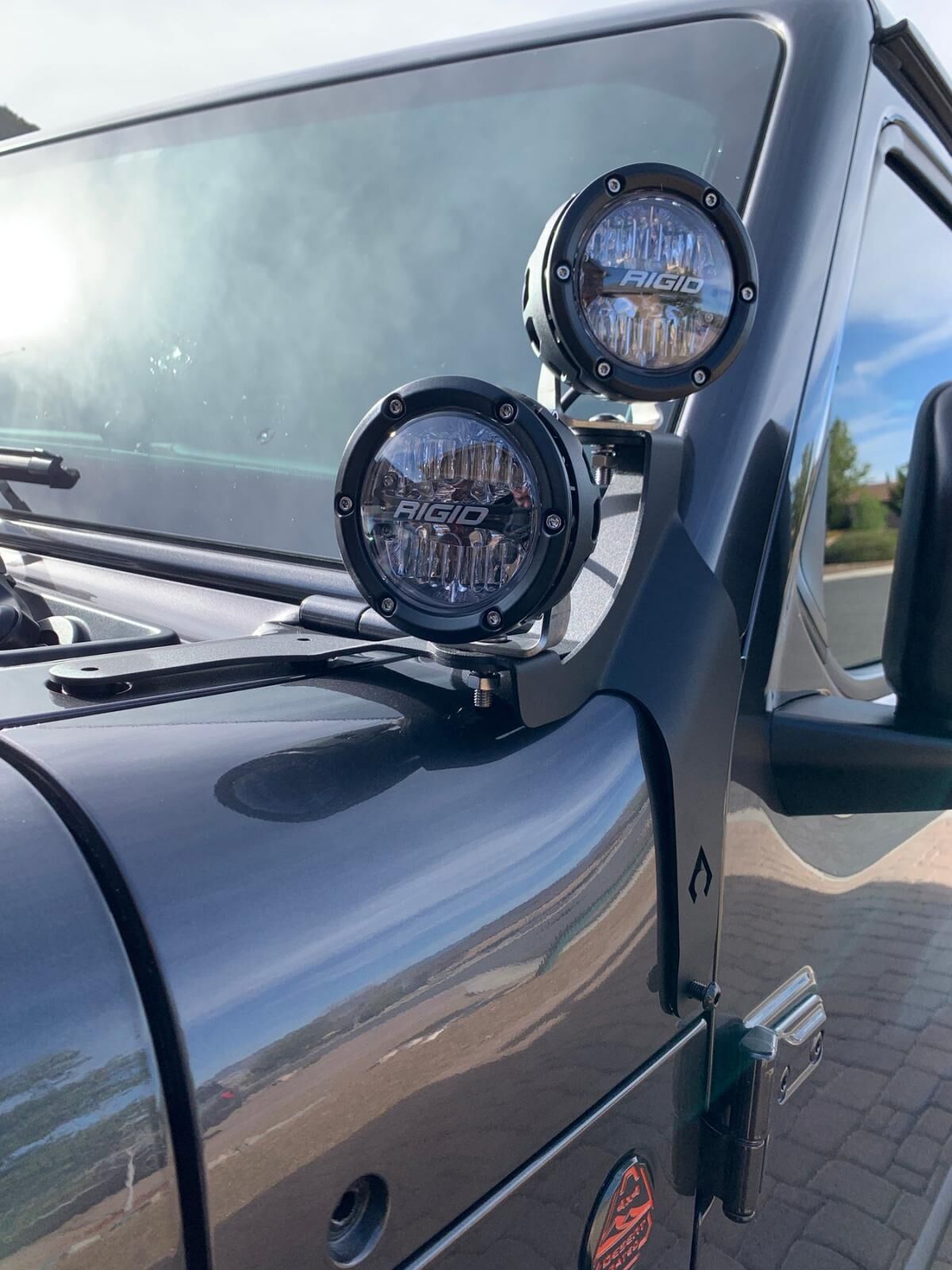 JL-JT 392 Mojave A-Pillar Dual Surface Light Mount by Artec Industries