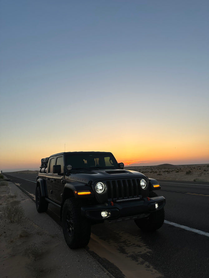 JL-JT 392 Mojave A-Pillar Single Surface Light Mount by Artec Industries