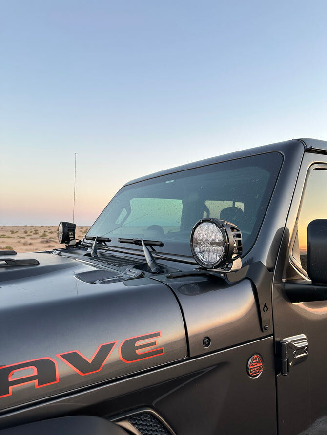 JL-JT 392 Mojave A-Pillar Single Surface Light Mount by Artec Industries