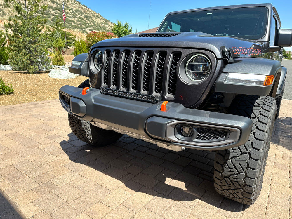 JL-JT Front Bumper 20 Inch Light Mount by Artec Industries