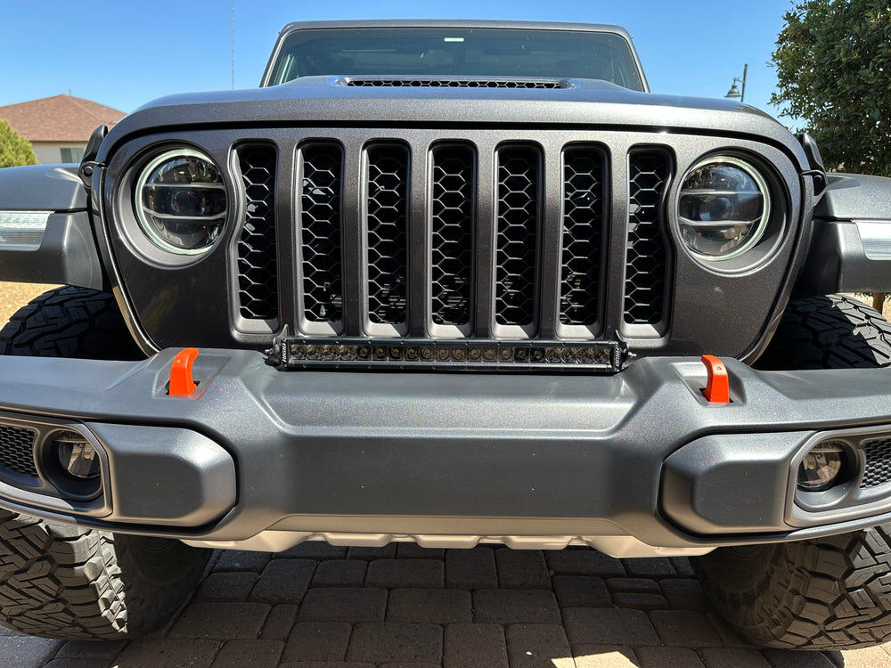 JL-JT Front Bumper 20 Inch Light Mount by Artec Industries