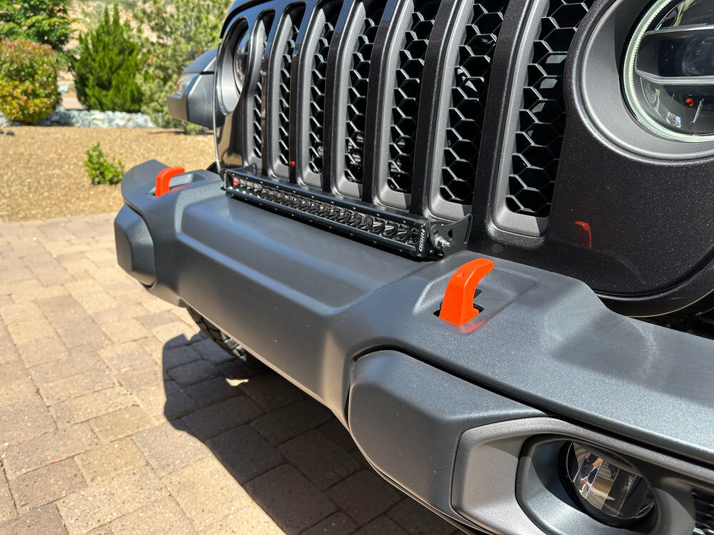 JL-JT Front Bumper 20 Inch Light Mount by Artec Industries