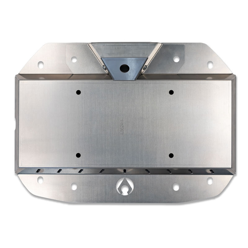 JL Spare Tire Delete Kit Bare Aluminum by Artec Industries - JL5623