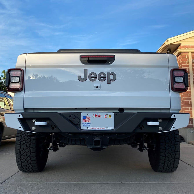 JT Rear Bumper Aluminum Corner Skids by Artec Industries